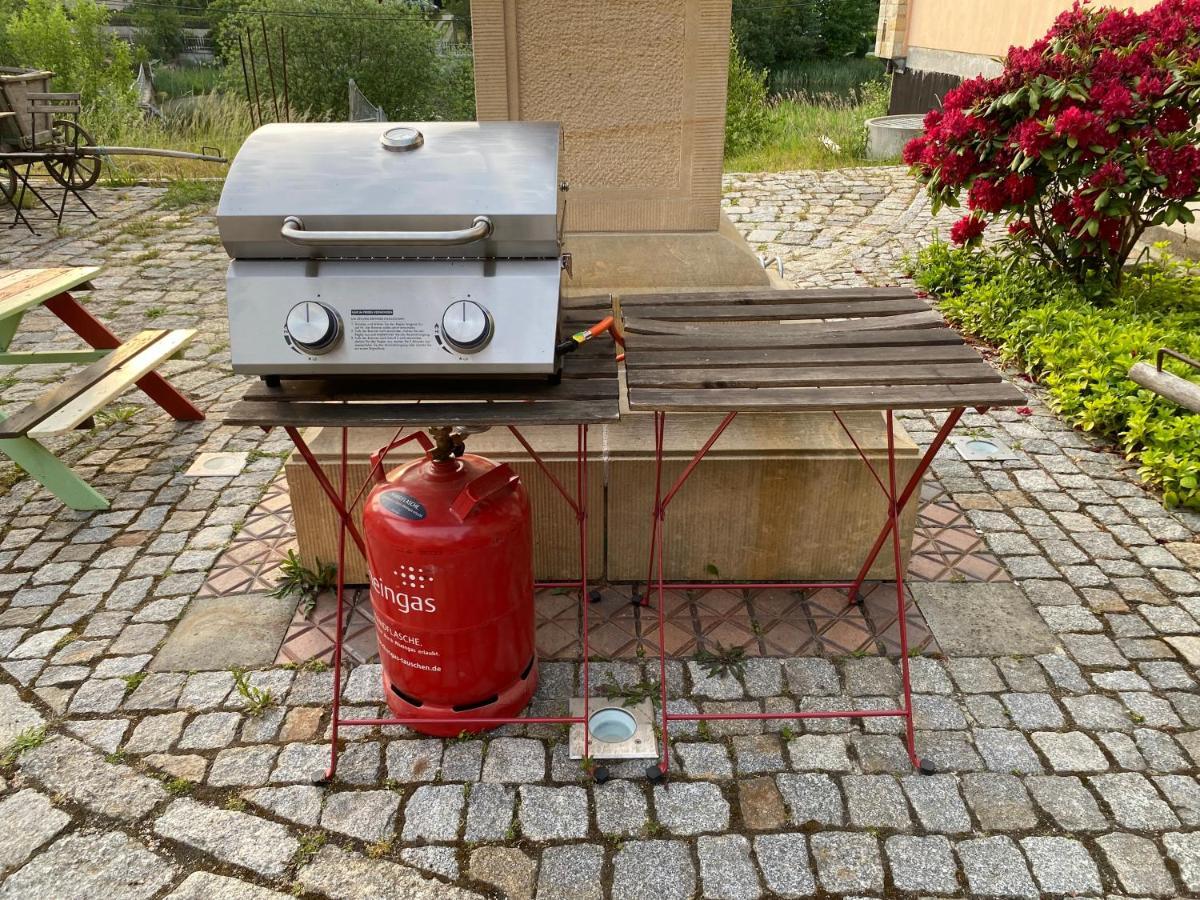 Ferienwohnung Penzlin Im Rittergut Leppersdorf Bei Dresden Wachau Exterior foto